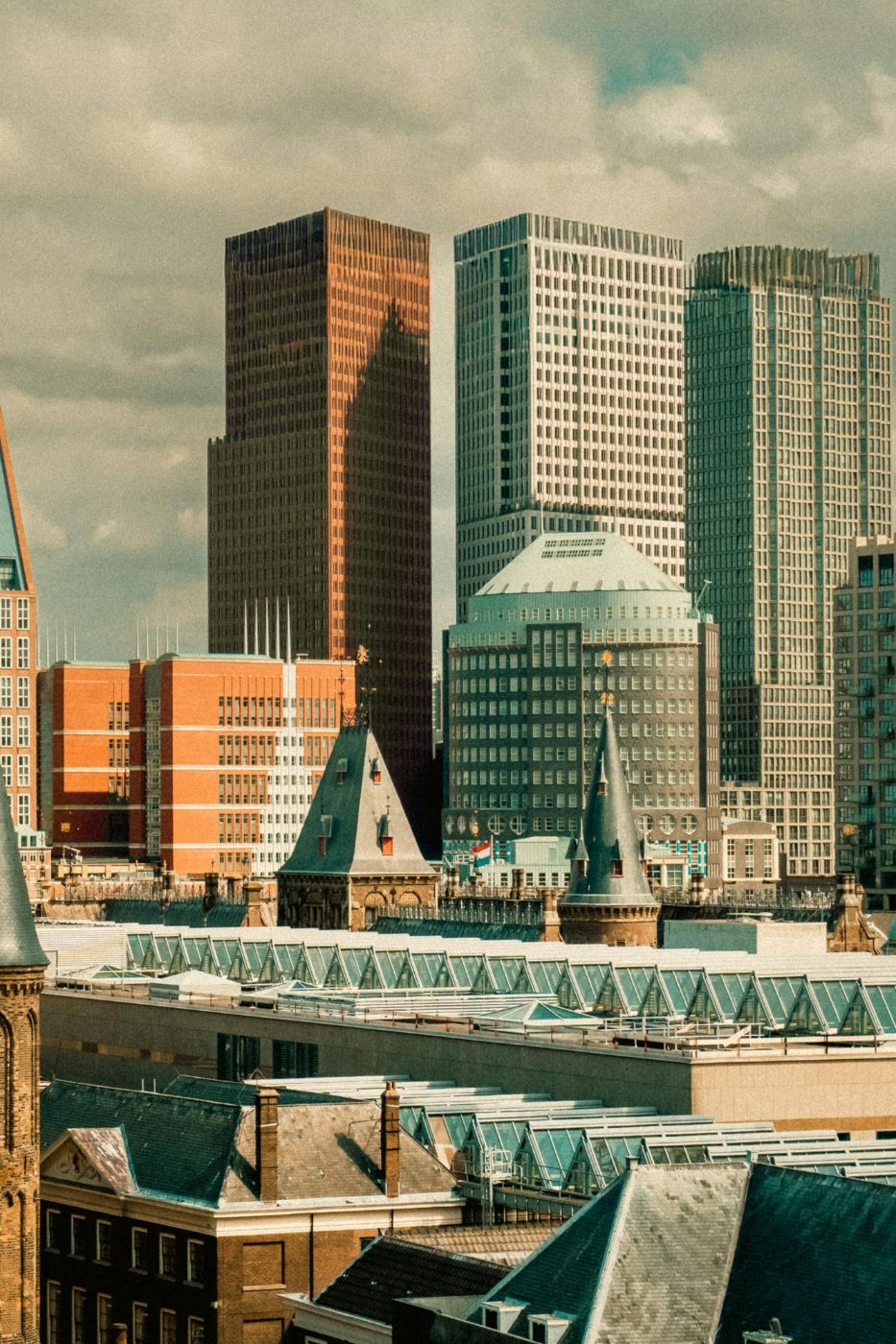 De skyline van Den Haag